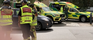 Cyklist blev påkörd av en personbil