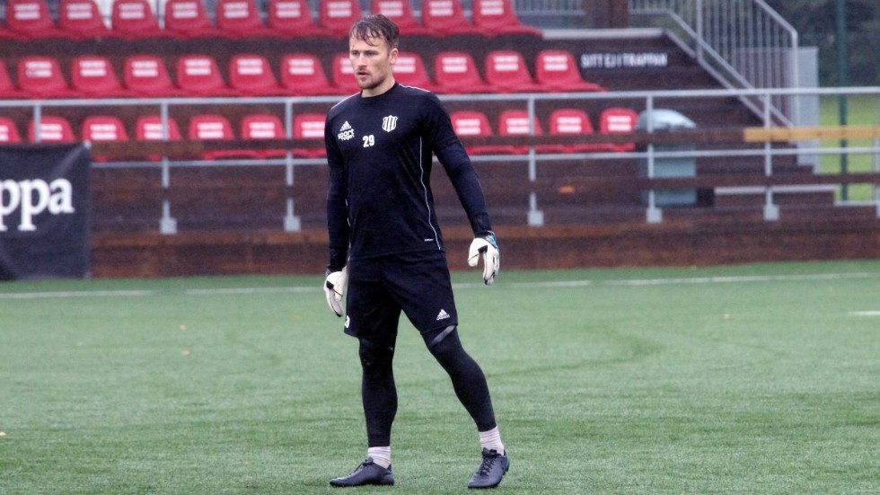 Conor O Keefe, PIF-målvakt som blev utsedd till landets bästa division två-målvakt säsongen 2020.