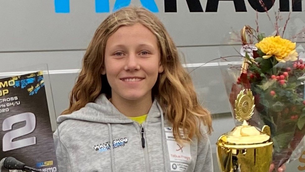 Nellie Fransson från Finspångs MS vann USM-silver 2020. 