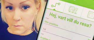 Johannas ilska: Fick böter trots trasig bussbiljett-app