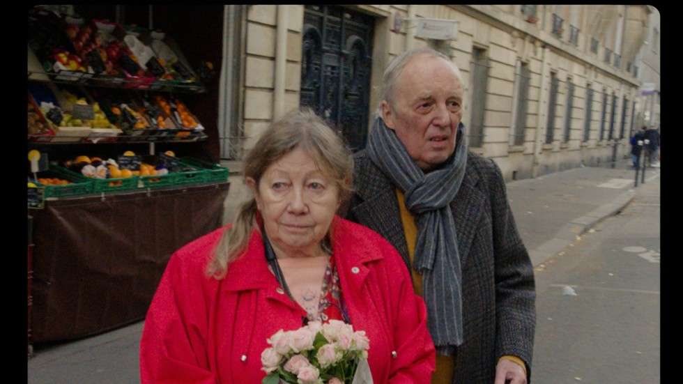 Françoise Lebrun och Dario Argento i "Vortex". Pressbild.