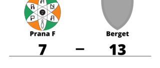 Berget slog Prana F på bortaplan