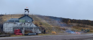 Larm om brand i skidbacke i Kiruna