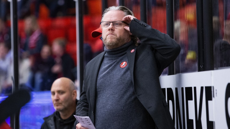 Anders Olsson mötte hemmapubliken för första gången i Himmelstalundshallen men fick inga poäng att fira. 