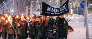 Mäktig manifestation för Metoo