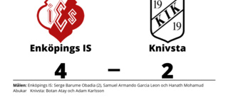 Tuff match slutade med seger för Enköpings IS mot Knivsta