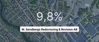 Omsättningen tar fart för M. Sandbergs Redovisning & Revision AB - steg med 26,8 procent