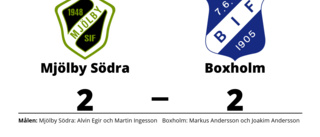 Boxholm fixade kryss borta mot Mjölby Södra