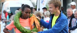 Rafflande spurt i centrala Norrköping