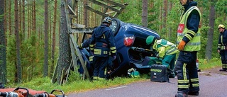 Fem till sjukhus efter två trafikolyckor