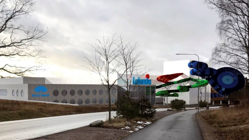 Lalandias planerade huvudanläggning i Jätten-området. Motala kommun vässar nu sina argument inför nästa domstolsprövning.