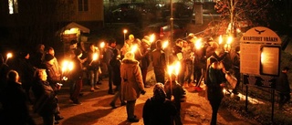 Protest mot tuffare asyllag