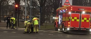 Trafikolycka på promenaden