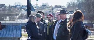 Kungen gjorde stopp på Gamla strömbron