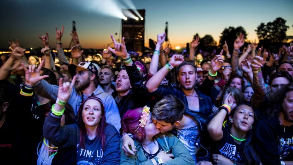 Så här såg det ut under Bråvallafestivalen 2015.