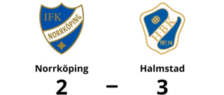 Förlust för Norrköping mot Halmstad