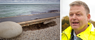 Strandpromenaden rasar gång på gång – nu testas ny lösning