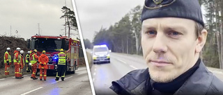 Polisens uppmaning efter olyckorna: ”Var försiktiga”