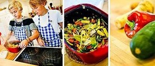 Killar med smak för vegetariska mål