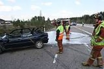 Två skadade i trafikolycka