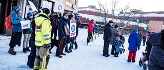 Klimatprotest även i Kiruna