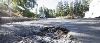 Pengar saknas för att laga hålen i gatorna