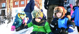 Snöfestivalen lockade Kirunaborna ut i snön