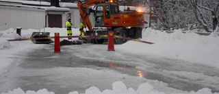 Efter stora läckan: Fortfarande inget vatten