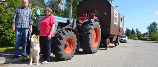 Med traktor från Tyskland