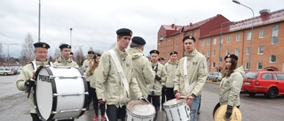 Kallt och ruggigt 1 maj i Boden