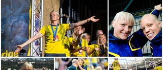 Fischer hyllas på Ullevi – här är hennes glimrande landslagsresa i bilder 