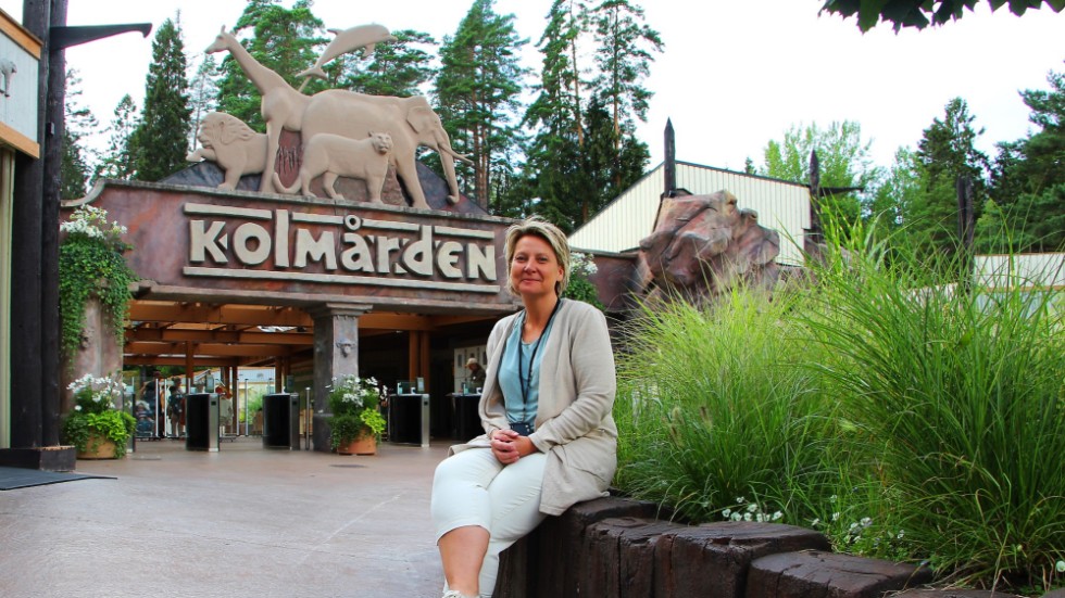 Christine Karmfalk, vd för Kolmårdens djurpark.