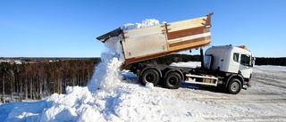 Mindre snö än normalt i kustlandet