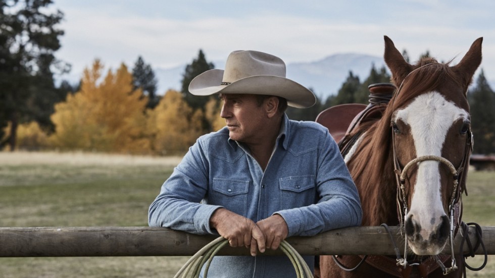 Kevin Costner som John Dutton i "Yellowstone". Pressbild.