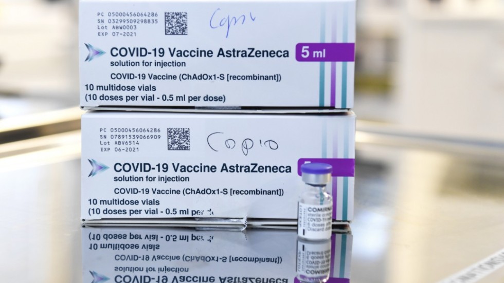 Astra Zenecas vaccin mot Covid-19. Arkivbild.