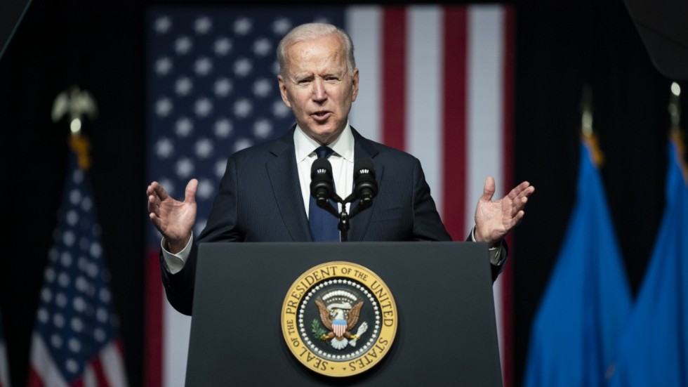 President Joe Biden i Tulsa.