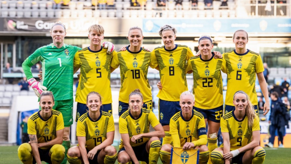 Sverige tog OS-silver och är bästa europeiska lag på världsrankningen. Men återfinns ändå bara i andra seedningsgruppen inför EM-lottningen. Arkivbild.