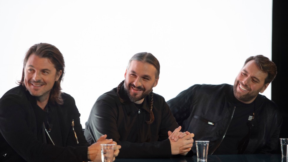 Swedish House Mafias Axwell, Steve Angello och Sebastian Ingrosso. Arkivbild.