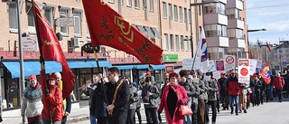 1 maj, nu är valrörelsen igång - men få gick i tåget