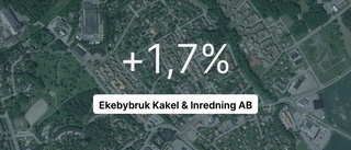 Pilarna pekar uppåt för Ekebybruk Kakel & Inredning