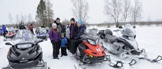 Skoterkafé blev lyckad sportlovsutflykt