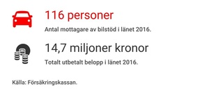 Så många har bilstöd