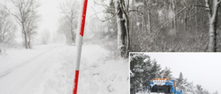 FÖRKLARINGEN: Därför saknas snöpinnar på vägarna • ”Inte roligt att köra i snörök och yr”