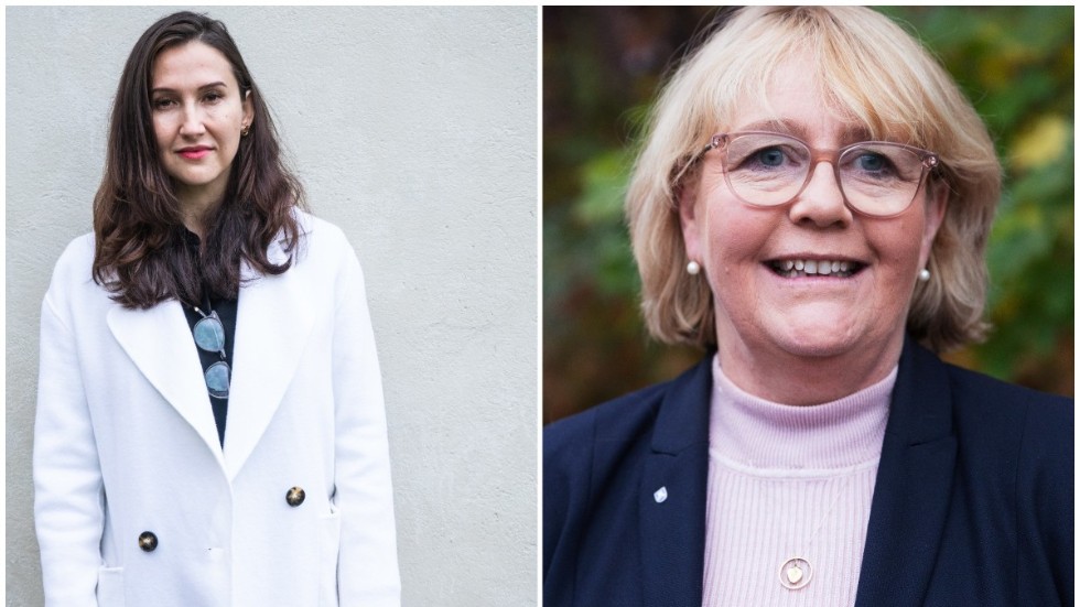Aida Hadzialic och Socialdemokraterna vill gärna ersätta Irene Svenonius och Moderaterna vid makten i region Stockholm. För det allmännas bästa bör striden utkämpas med blanka vapen.  