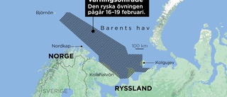 Rysk övning norr om Norge inget skäl till oro