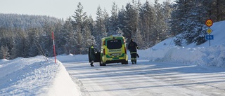 Sidokrock mellan två fordon på väg 95 – en till sjukhus