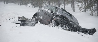 Två bilar frontalkrockade på väg 95