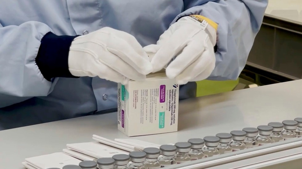 Antikroppsmedicinen Evusheld paketeras.