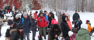 Sista vandringen med snöpulsning