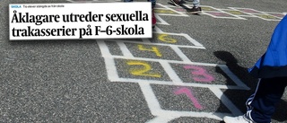 Ungdomsstödjare på plats efter påstådda sextrakasserierna på F-6-skola